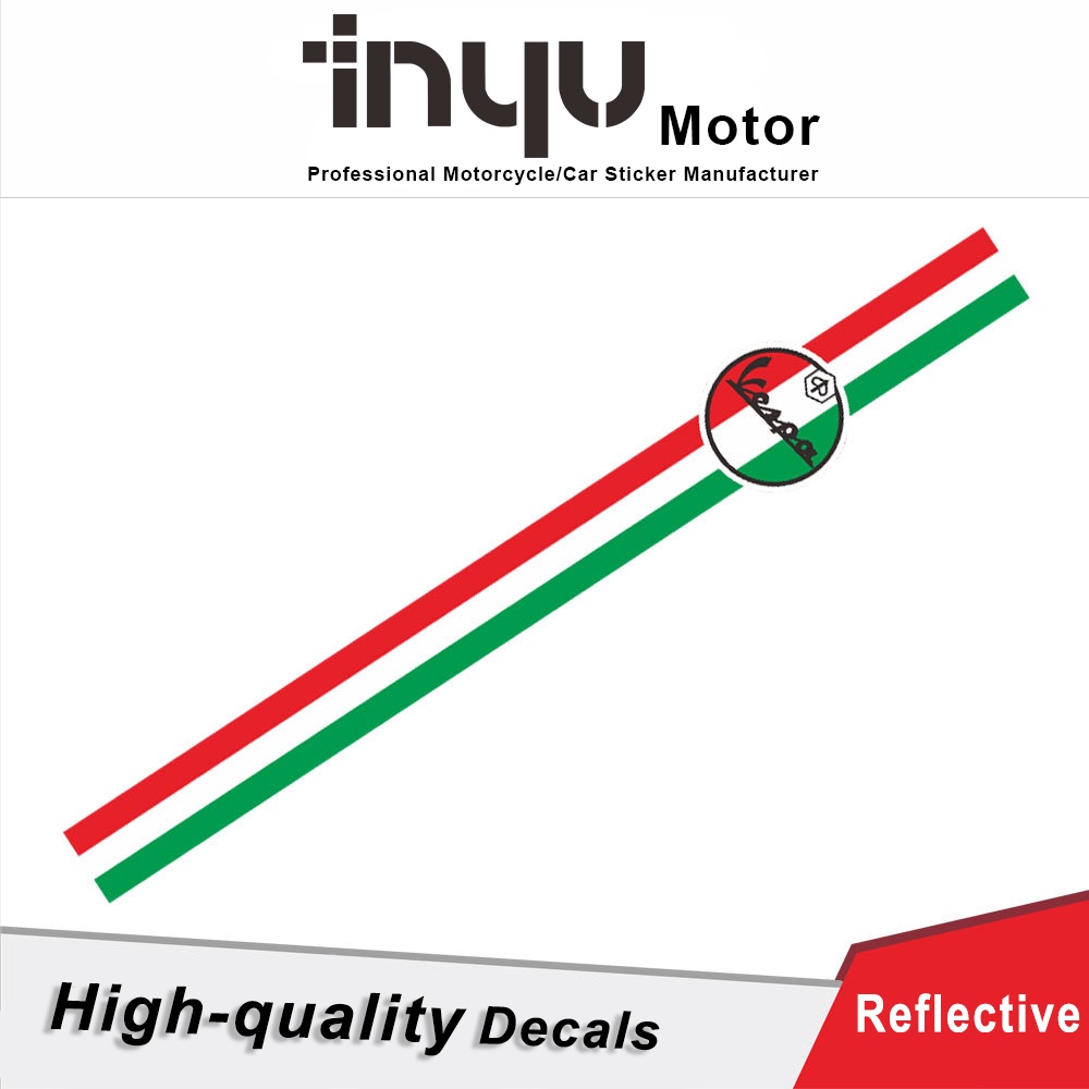 Đề Can Phản Quang 8.5*65.5CM Trang Trí Xe Vespa