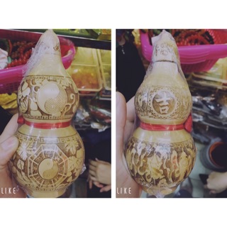 Hồ lô gỗ đào size to 13cm