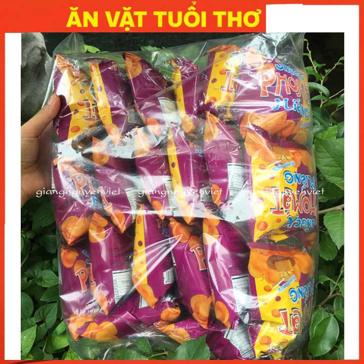 Bịch 20 Gói 6g bim bim Oishi Snack phô mát miếng phomat