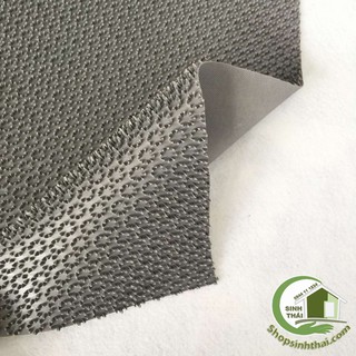 Thảm nhựa gai hoa cúc màu xám - chống trơn trượt - [ 50cm x khổ 90cm ] - cắt liền thành 1 tấm lớn