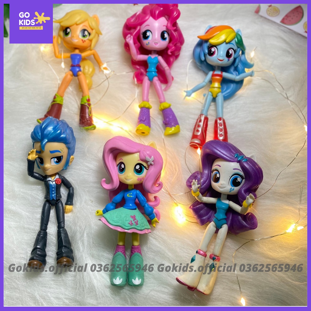 [ Hàng xuất dư - ảnh tự chụp ] Set 6 Mô Hình Búp Bê My Little Pony