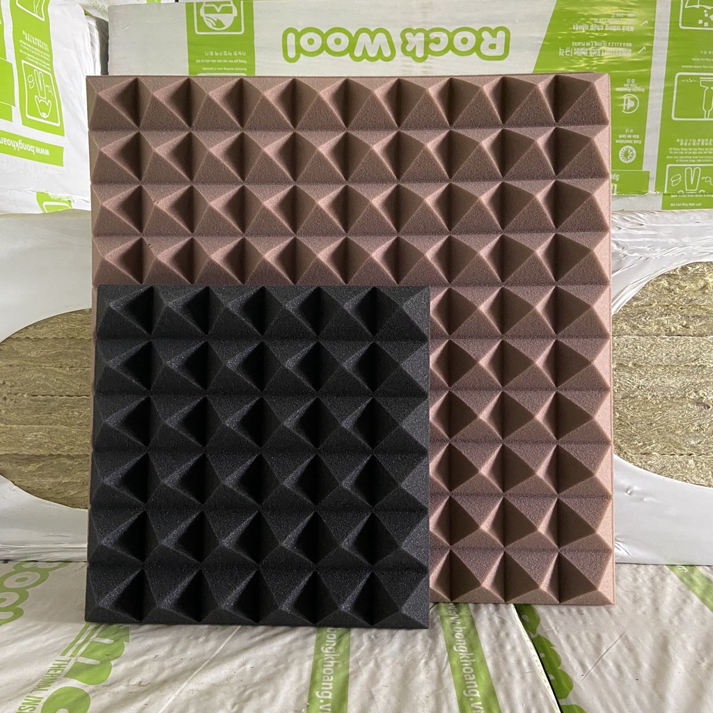 Mút cách âm kim tự tháp kt: 30x30 Tấm mút mini Chống Vang Chồng ồn