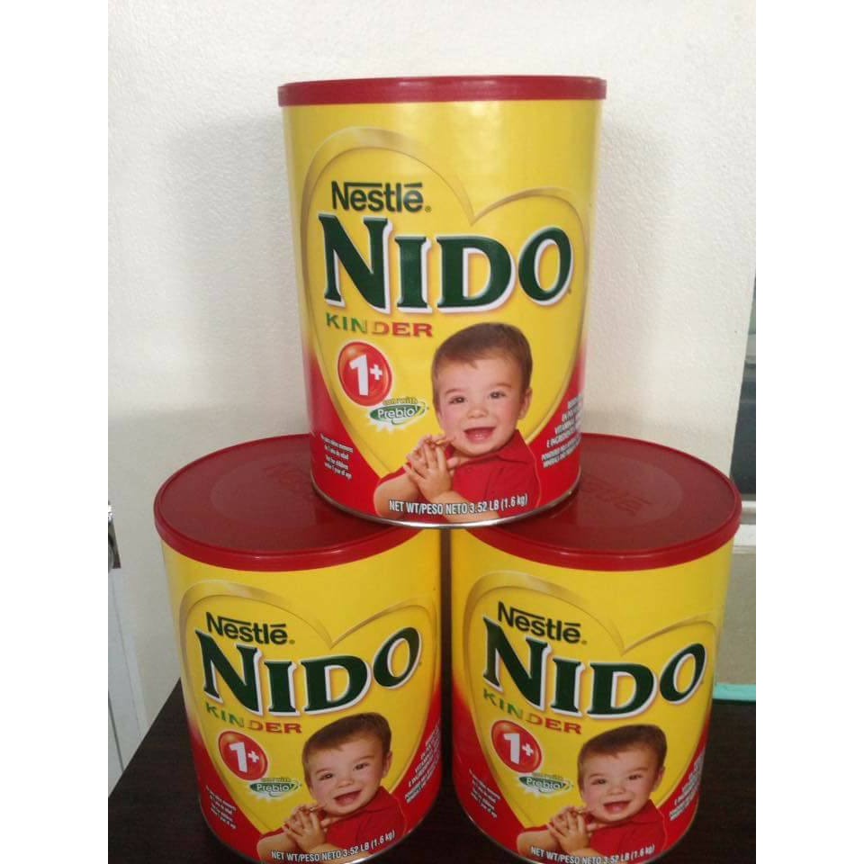 Sữa Nido Kinder 1+ 1,6kg nắp đỏ