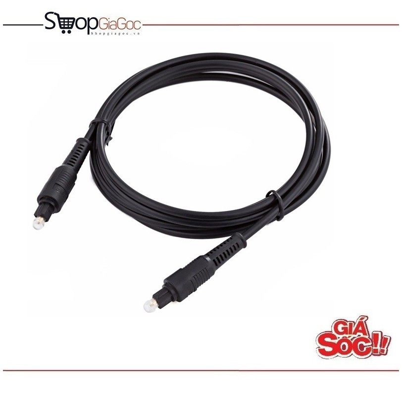 Dây quang âm thanh Optical 1m đen - Optical 1m đen
