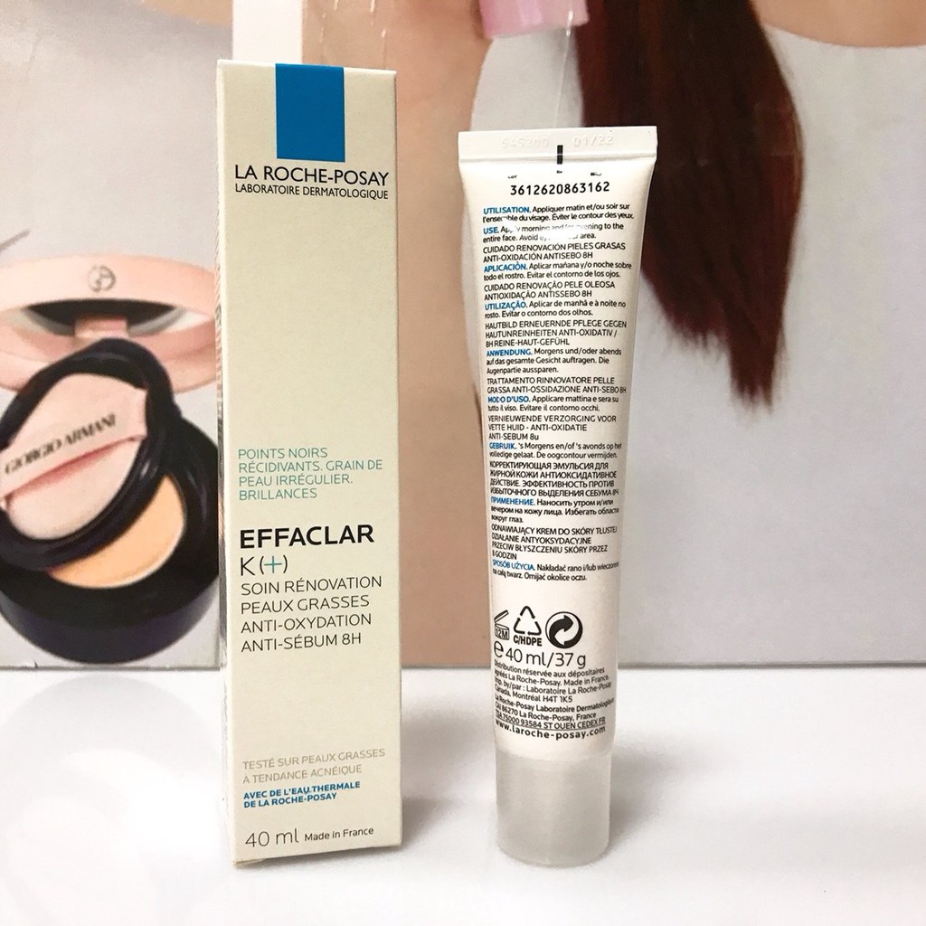 Kem giảm mụn La Roche Posay Effaclar DUO+ Ngừa Thâm, Thông Thoáng Lỗ Chân Lông.