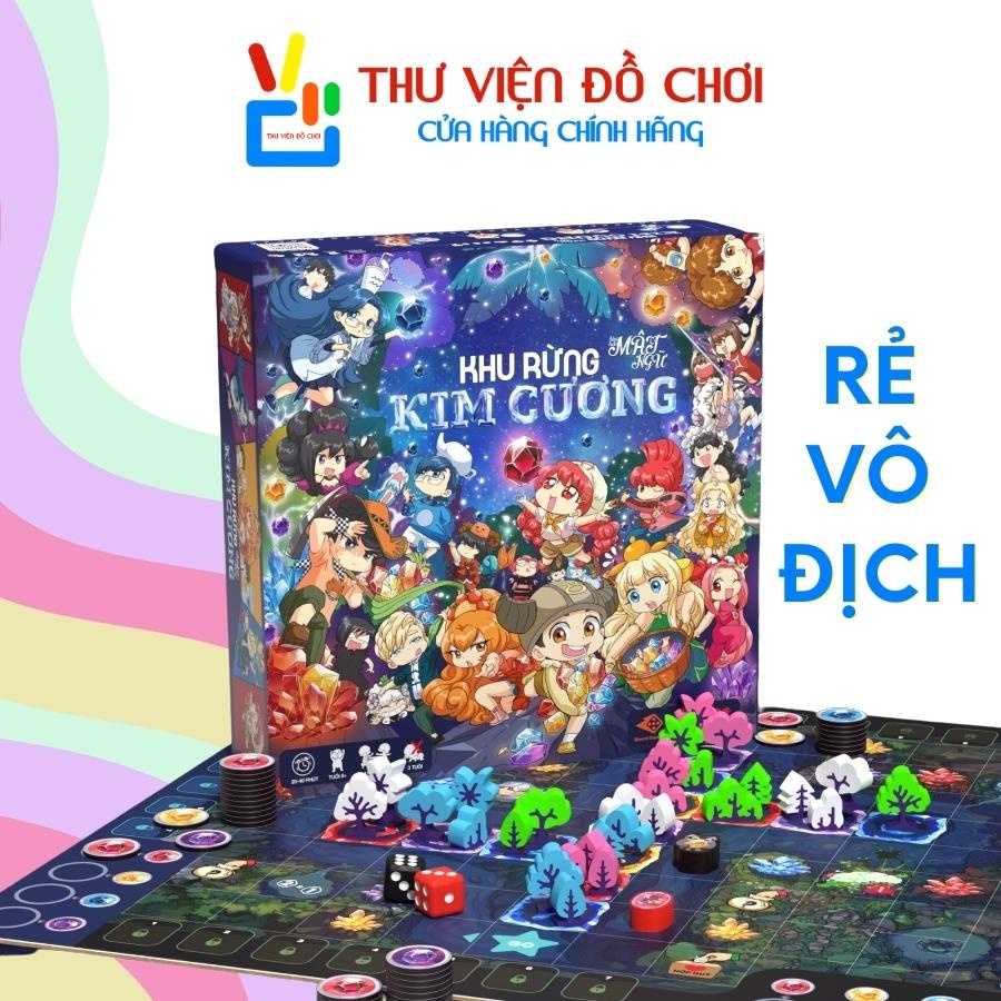Bộ Đồ Chơi Khu Rừng Kim Cương, Chính Hãng Boardgame Việt Nam Lớp Học Mật Ngữ - Thư Viện Đồ Chơi