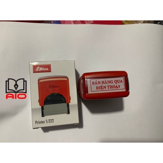 Mộc dấu shiny - bán hàng qua điện thoại
