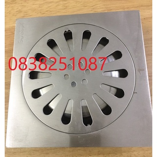 Phễu thoát sàn inox304 dày 1,5 ly, chống hôi, thoát nước nhanh, lược rác