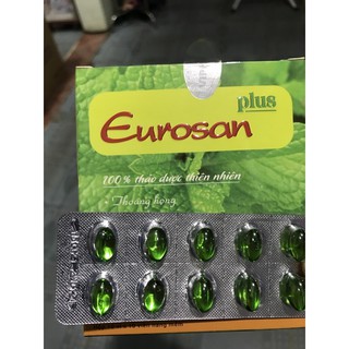 ho dầu cá eurosan plus hộp 10 vĩ 100 viên