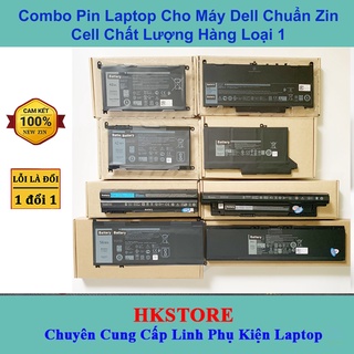 Combo Pin Laptop Cho Máy Dell Chuẩn Zin Cell Chất Lượng Hàng Loại 1
