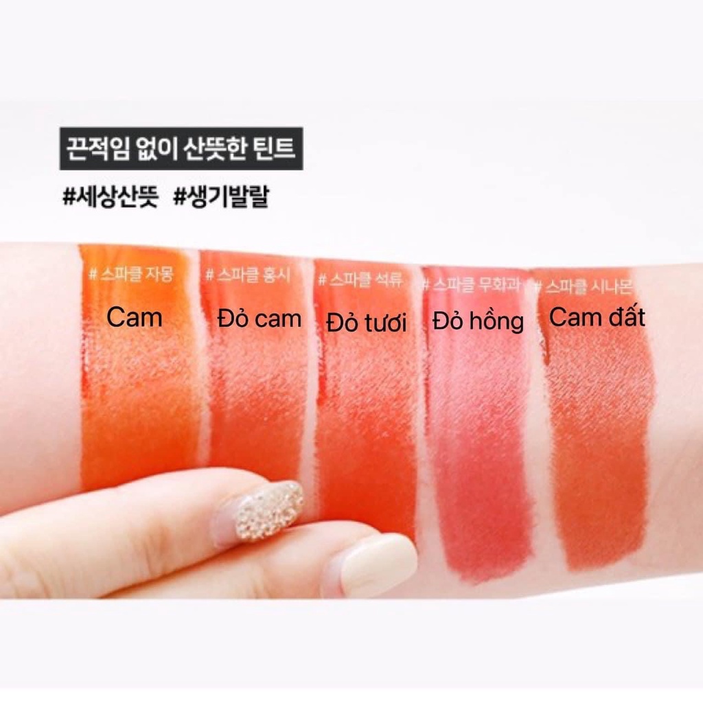 [ Son kem lì ] Son môi Boean Aqua Glow Lip Tint - Son kem lì dạng nước nhẹ