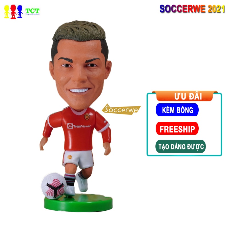 [Mã LIFE0503TOYS giảm 10% đơn 0Đ] Tượng cầu thủ bóng đá C ronaldo