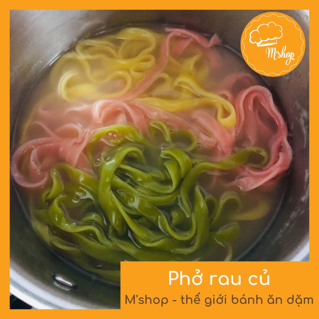 Phở rau củ hữu cơ ăn dặm, ăn kiêng, eatclean M'shop