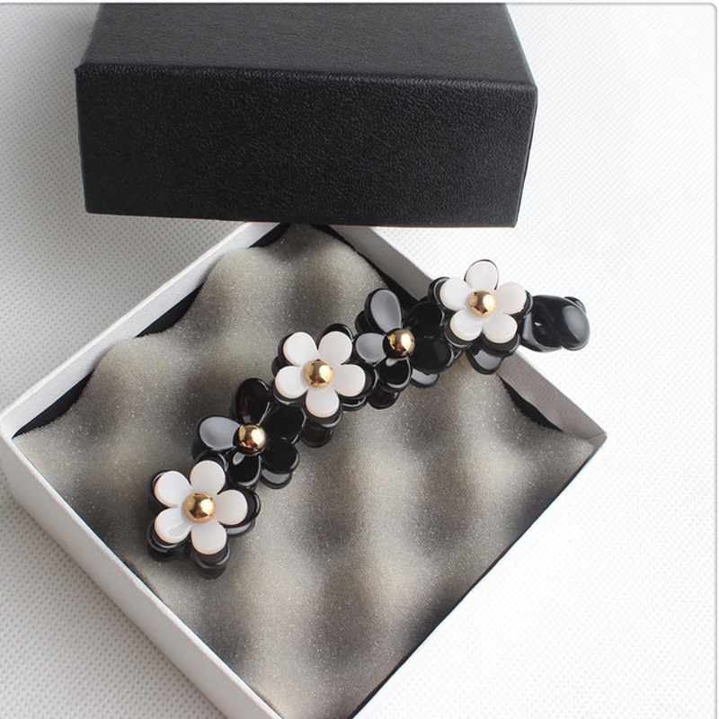 Kẹp hoa chuối phiên bản Hàn Quốc Trung bình Cô gái acrylic Kẹp hoa chuối