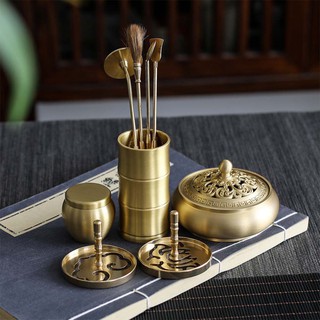 Tạo hình nghệ thuật Trầm Hương, bộ dụng cụ tạo hình trầm hương, chất liệu đồng nguyên chất - Nâng tầm chơi trầm