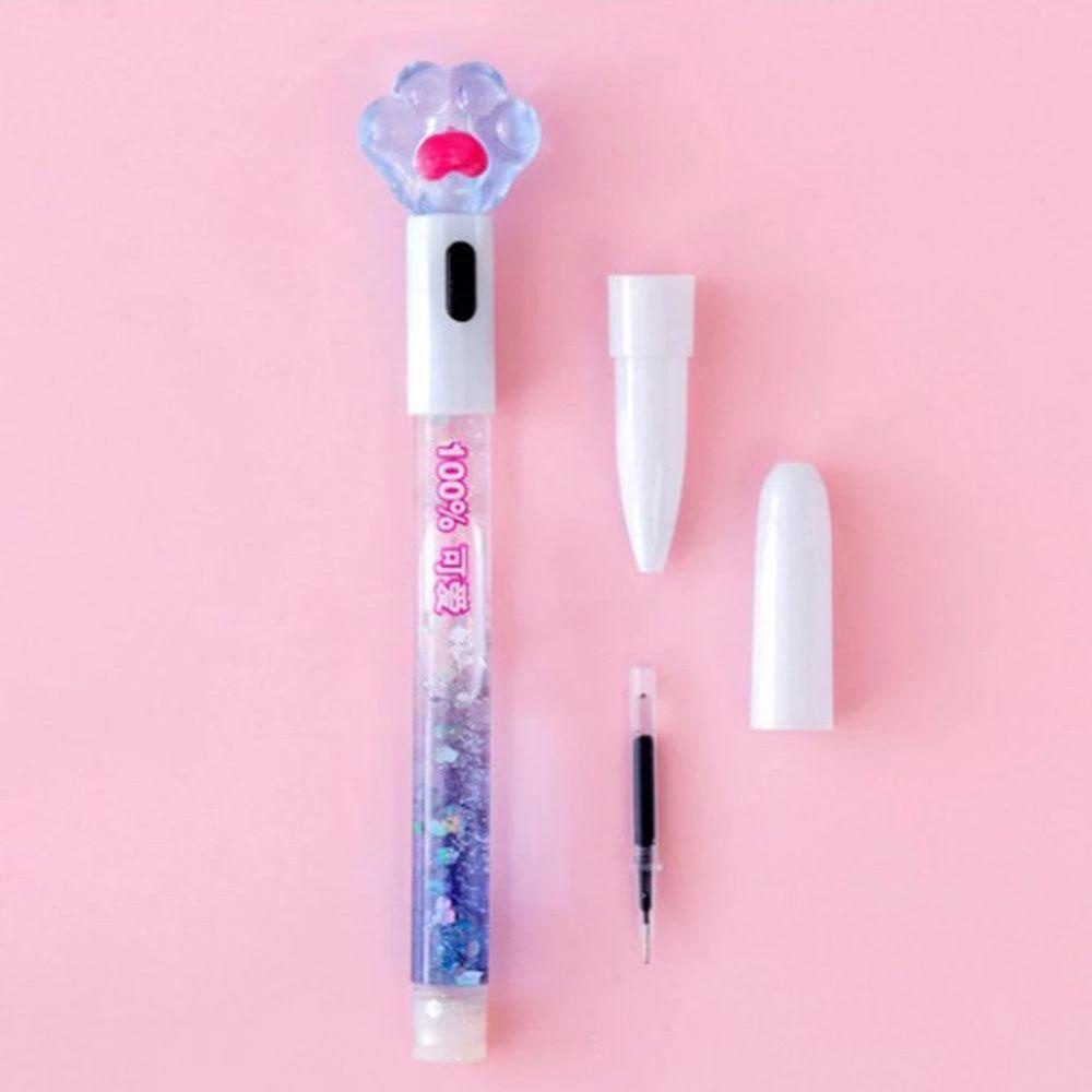 PEWANY Bút Mực Gel Ngòi 0.38mm Tạo Hình Bàn Chân Mèo Sáng Tạo