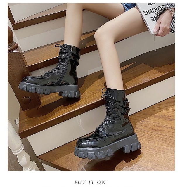 (ORDER) Boots cổ cao ulzzang M34 cực ngầu Newlife Shop