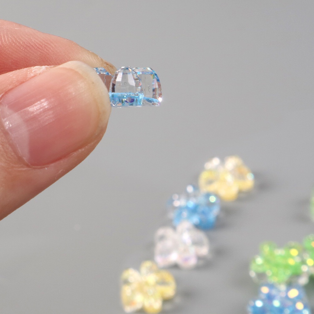 [Hàng mới về] Phụ kiện trang trí hình bông hoa nhiều màu sắc 12mm