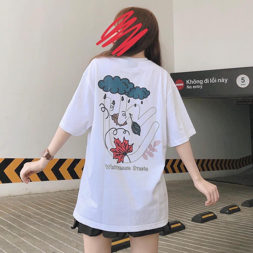 Áo Thun WHITEHAND STUDIO Unisex Tay Lỡ Form Rộng MH.SHOPEE 🎖️ ❕