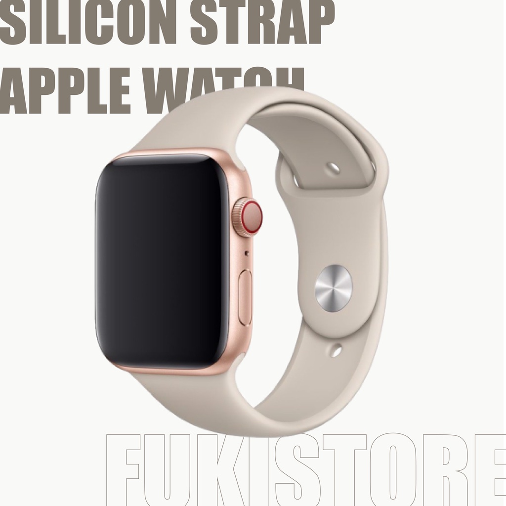 Dây đeo Apple Watch Sport Band Silicon cao cấp size  38mm, 40mm, 41mm, 42mm, 44mm và 45mm