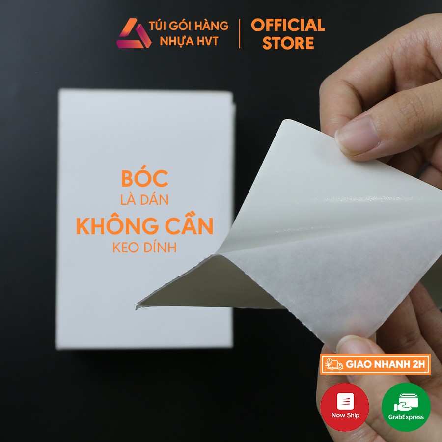 Giấy in nhiệt nhựa HVT tự dính khổ A6 100x150  chuyên dùng in bill, in đơn hàng