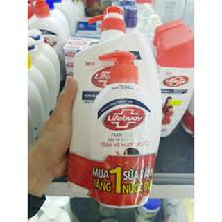 Sữa tắm lifebuoy 850g tặng nước rửa tay lifebuoy chai vòi