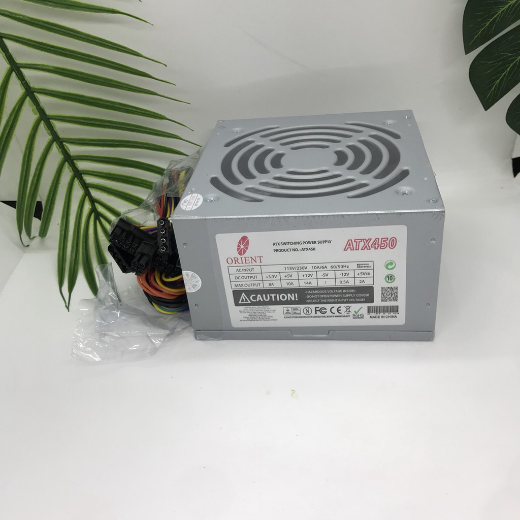 Nguồn máy tính Orien 450W fan 12, hàng chính hãng bảo hành 3 năm