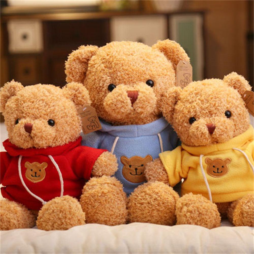 Gấu Nhồi Bông DARNELL Mặc Áo Len Mềm Mại Nhiều Màu Sắc Dễ Thương