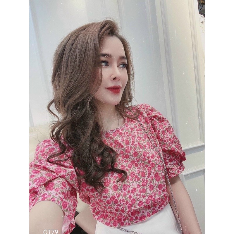 Áo sơ mi hoa cúc sau hàng qc siêu đẹp .Sỉ 79k