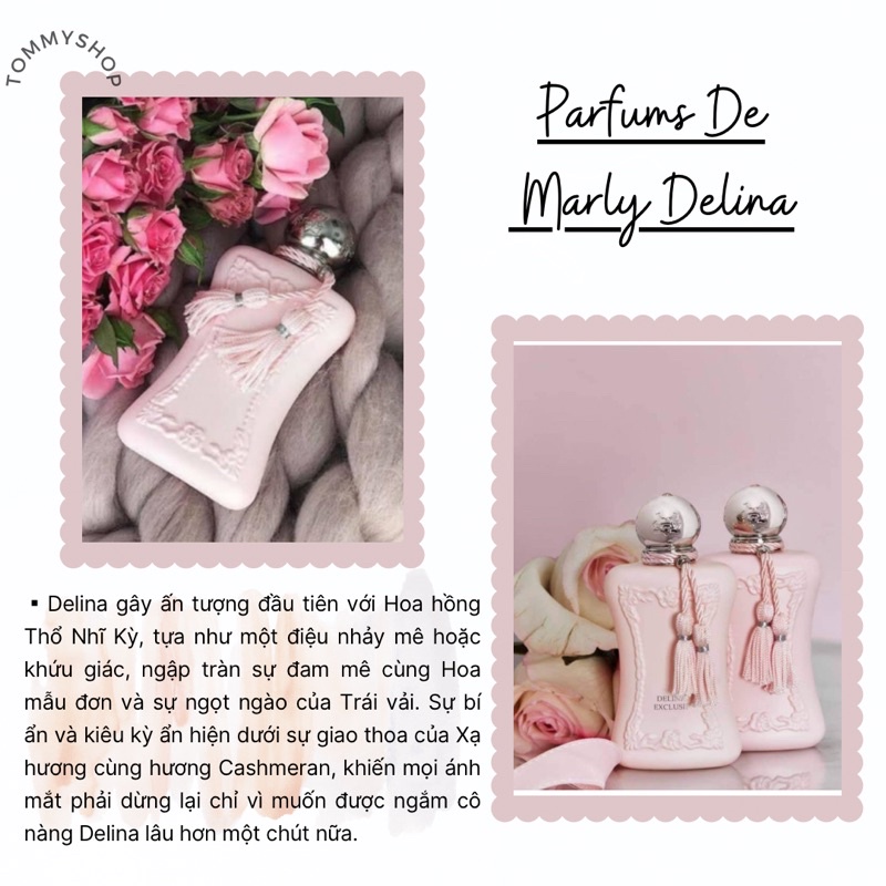 10ML| Nước hoa nữ Parfums De Marly Delina