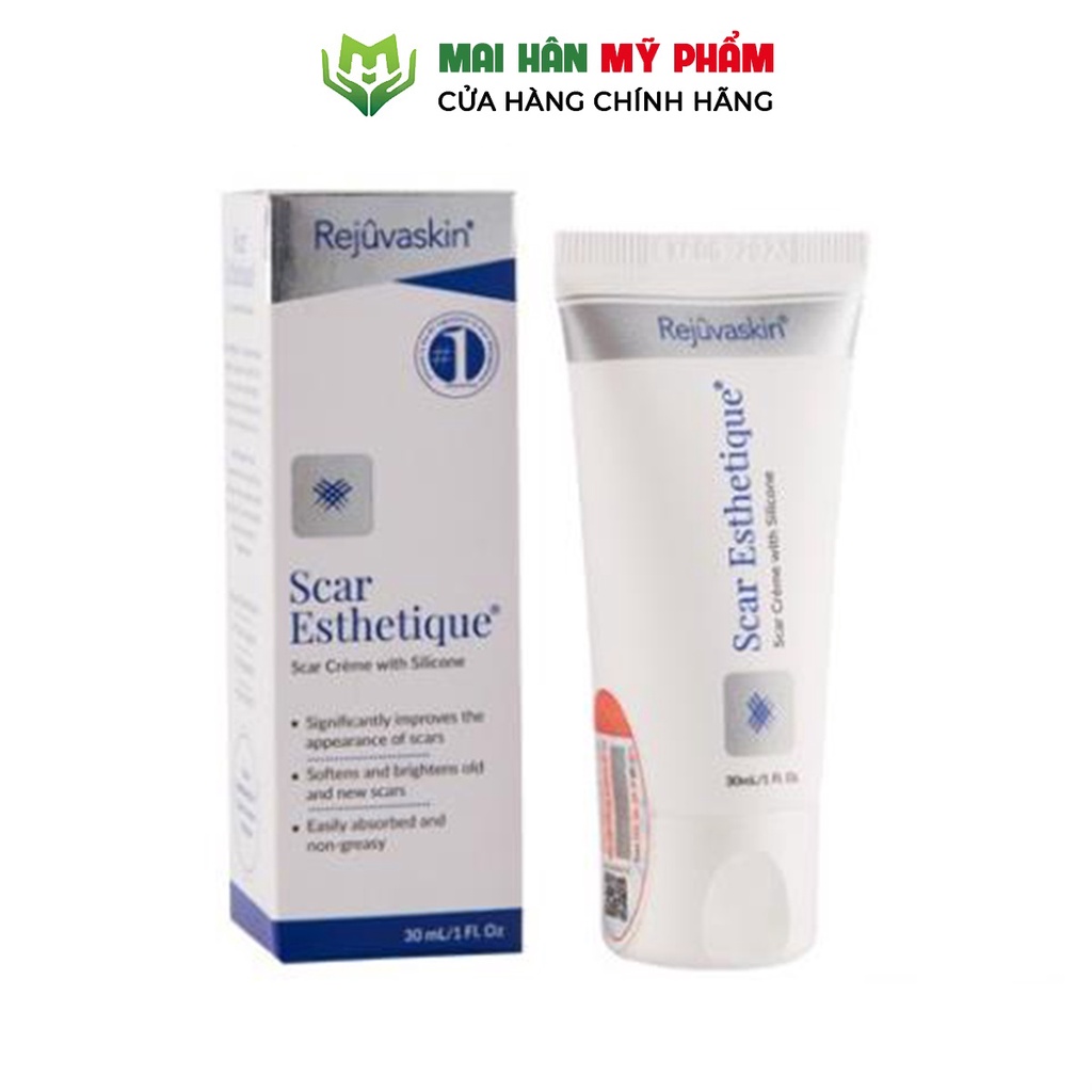 Kem xóa mờ sẹo thâm rỗ lõm Rejuvaskin Scar Esthetique ngừa thâm 30ml - Mỹ Phẩm Mai Hân