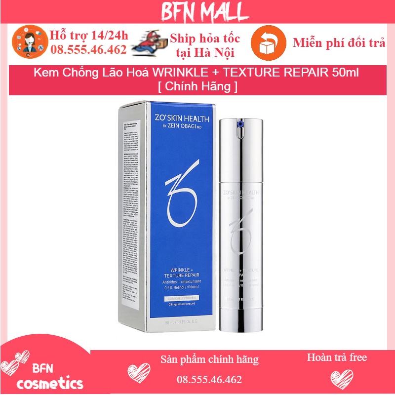 Kem Chống Lão Hoá WRINKLE + TEXTURE REPAIR 50ml [ Chính Hãng ]