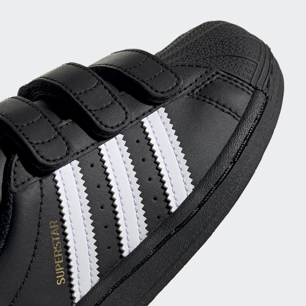 Giày adidas ORIGINALS Unisex trẻ em Giày Superstar Màu đen EF4840