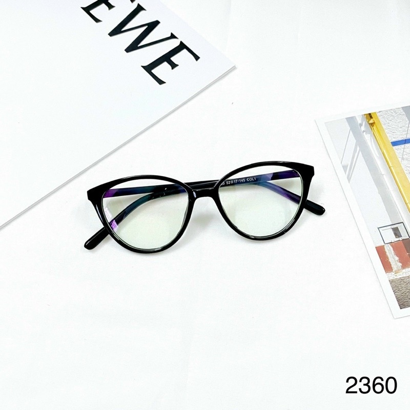 [Rẻ Vô Địch] Gong kính giả cận mắt mèo Jolie Eyewear chất liệu nhựa dẻo
