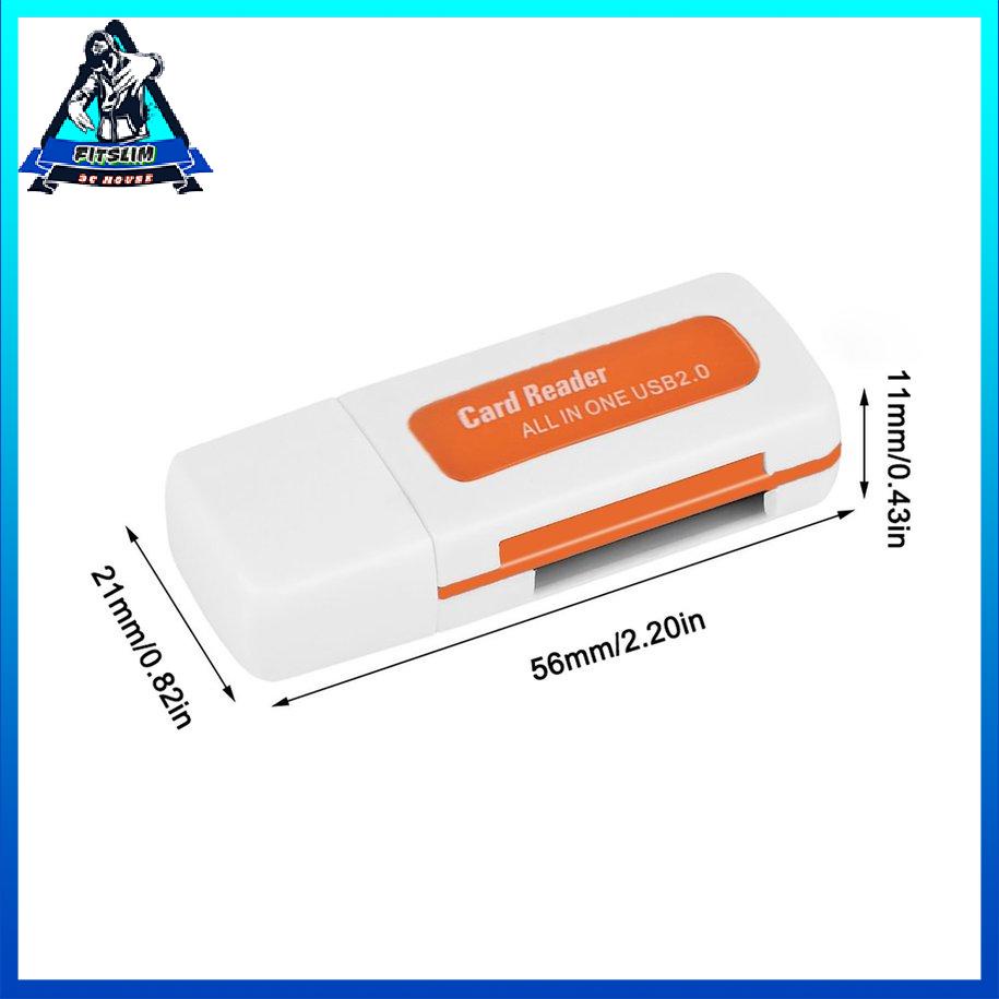 Đầu đọc thẻ Đầu đọc thẻ nhớ di động tốc độ cao đa chức năng 4 trong 1 [8/20]