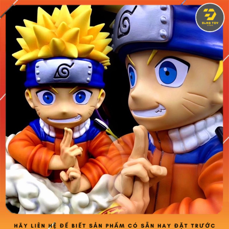 Mô Hình Naruto Hands Three Nine Childhood Siêu To