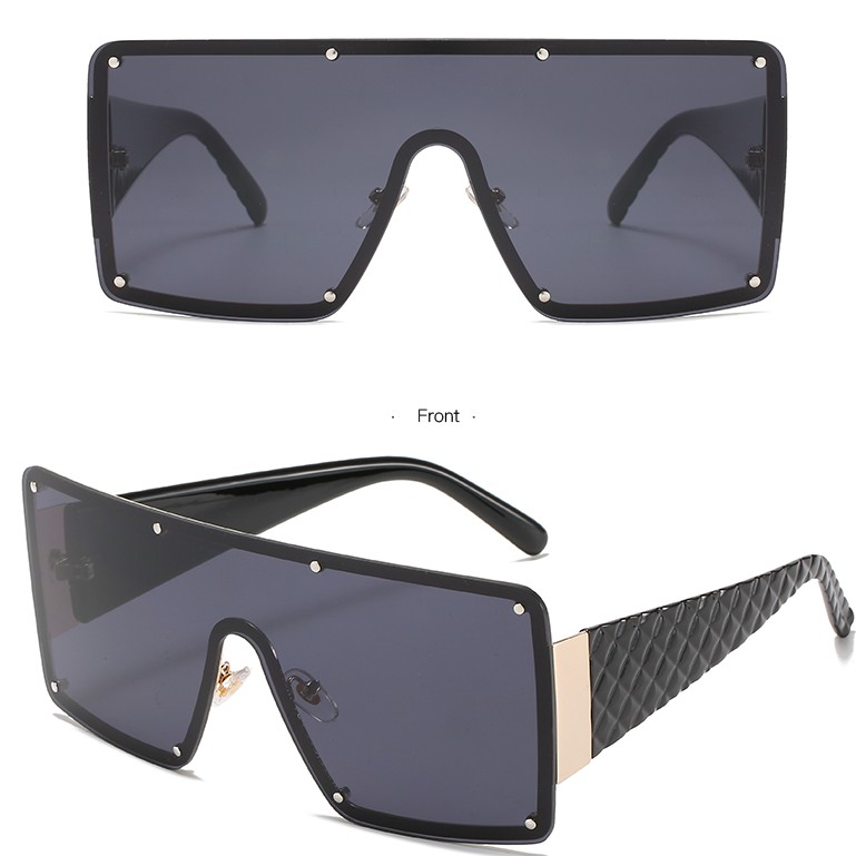 Kính mát gọng vuông bản to phong cách Châu Âu sang trọng