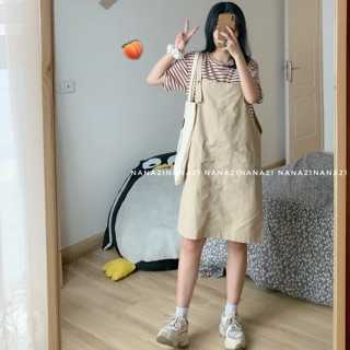 Yếm kaki cài khuy(2 loại)