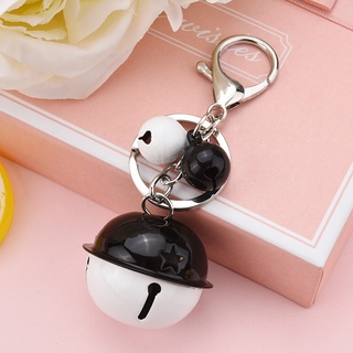 Móc chìa khóa chuông 2 màu 4cm chuông treo cặp, treo chìa khoá