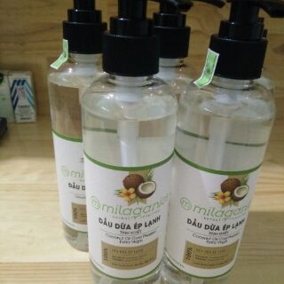 Dầu Dừa Tinh Khiết Milaganics (250 ml)