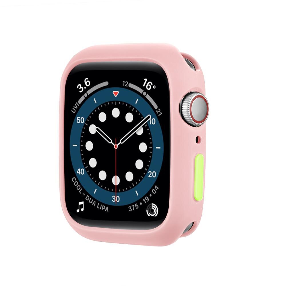 Khung Silicone Bảo Vệ Mặt Đồng Hồ Apple Watch 6 Se 44mm 40mm Iwatch 5 4 42mm 38mm