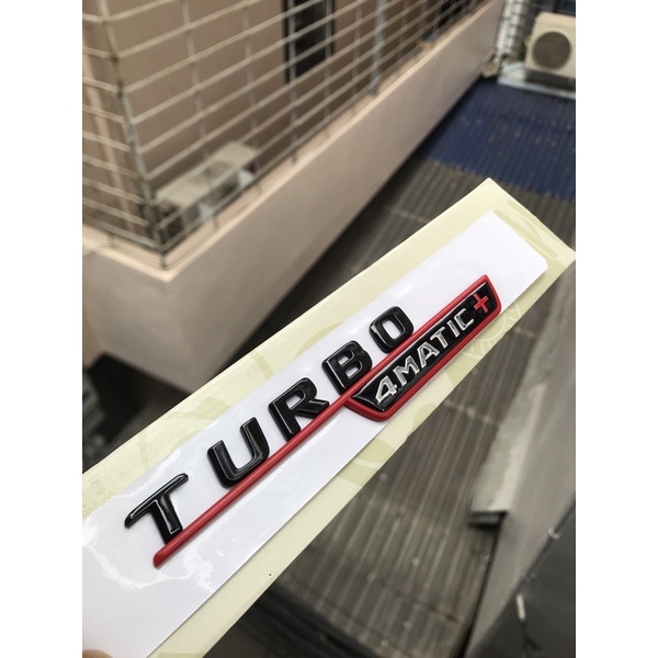 Turbo 4matic đen, Logo turbo 4matic