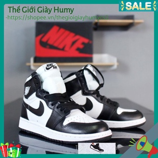 Giày Sneaker 𝗷𝗼𝗿𝗱𝗮𝗻 𝟭 𝗽𝗮𝗻𝗱𝗮 Cao Cổ 🌟FULL BOX BILL🌟 jd1 nam nữ 𝗵𝗶𝗴𝗵 𝗕𝗹𝗮𝗰𝗸 𝘄𝗵𝗶𝘁𝗲 Cao Cấp..-Humy