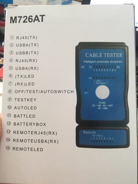 Bộ test mạng đa năng kèm pin -test mạng lan, usb, dây máy in- mẫu sp tuỳ lô hàng | BigBuy360 - bigbuy360.vn