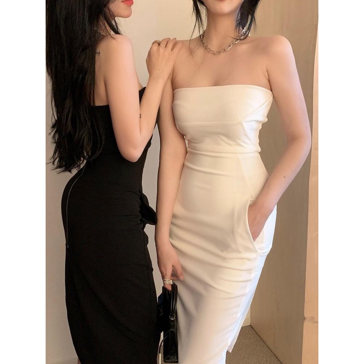 Đầm dáng ôm body kiểu dáng cúp ngực kèm túi Emilyshop ulzzang