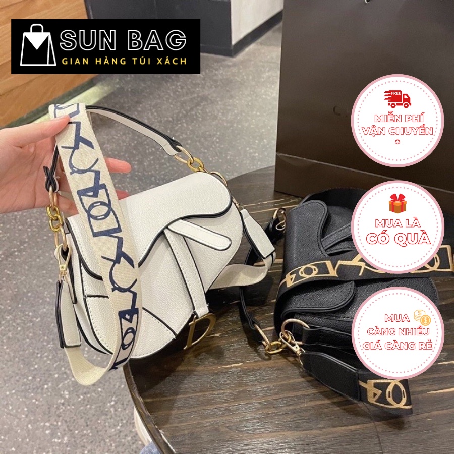 Túi xách nữ đeo chéo, túi đi chơi, đi học, da cao cấp size 22cm SB025