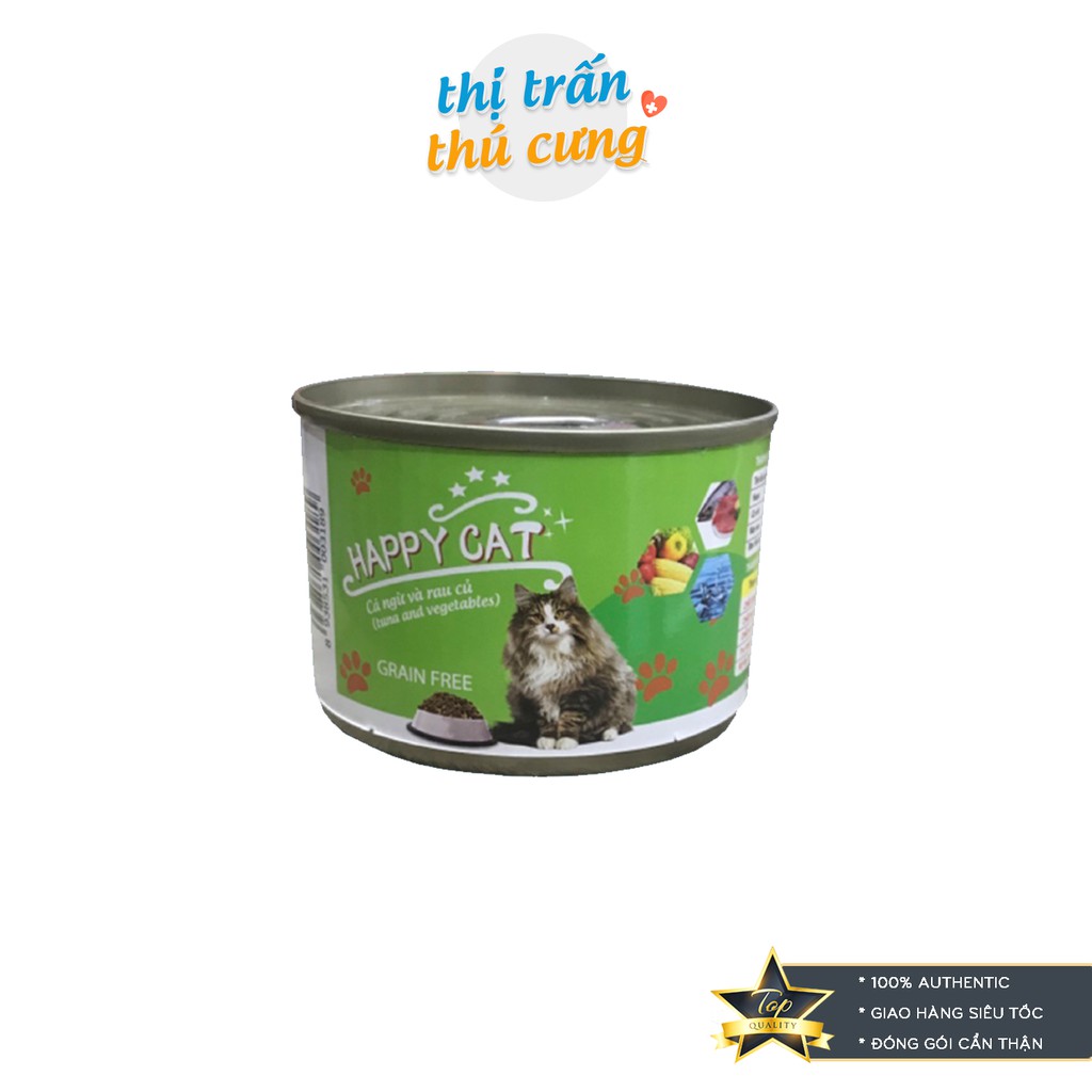 Thức ăn cho mèo pate Happy Cat 160g - SIÊU TIẾT KIỆM cat happy | pate Happy cat