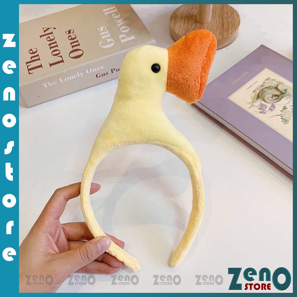 Bờm rửa mặt, Băng Đô Bồ nông vịt vàng Hàn Quốc cute PT11