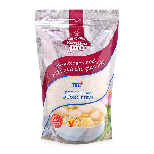 COMBO 4 GÓI ĐƯỜNG PHÈN BIÊN HÒA PRO - gói 500gr