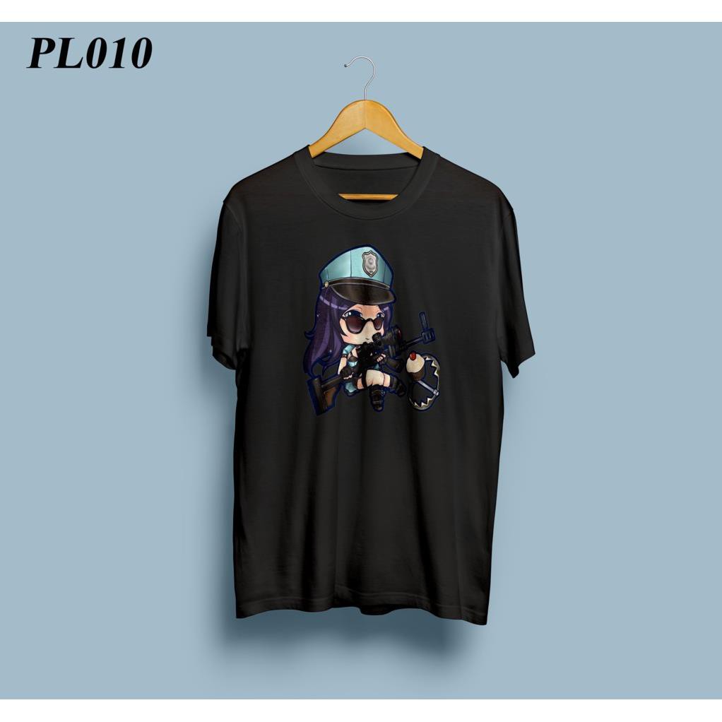 SALE- Áo thun liên minh in hình caitlyn mã PL010